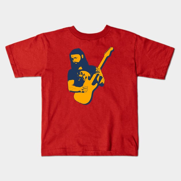 David Gilmour Kids T-Shirt by Harley Warren